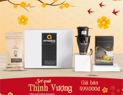 Cà Phê Nguyên Chất Tây Nguyên &amp; Set Quà Tặng Nông Sản Cao Cấp Amazing